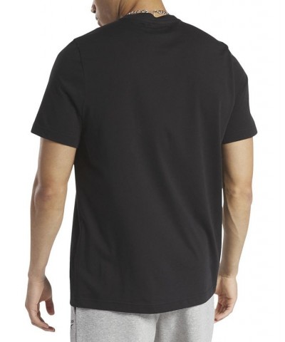 Men's Vector Logo Graphic T-Shirt Black $16.68 T-Shirts