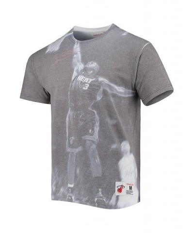 Men's Dwyane Wade Gray Miami Heat Above The Rim Sublimated T-shirt $30.08 T-Shirts