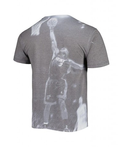 Men's Dwyane Wade Gray Miami Heat Above The Rim Sublimated T-shirt $30.08 T-Shirts