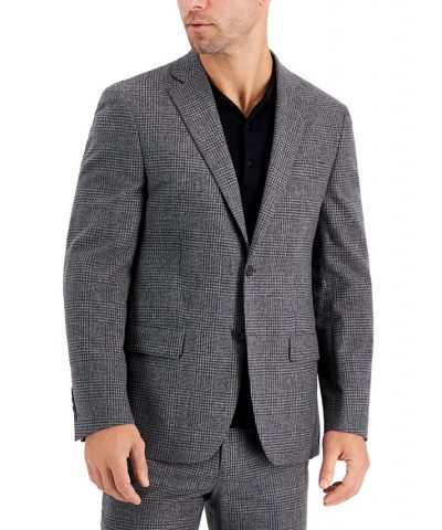 Men's Wool Flannel Classic-Fit Suit Jacket Gray $57.00 Blazers