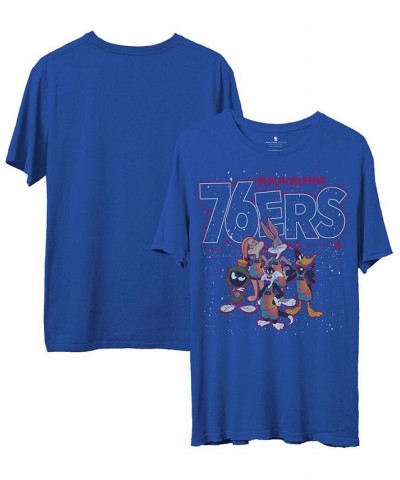 Men's Royal Philadelphia 76Ers Space Jam 2 Home Squad Advantage T-shirt $18.80 T-Shirts