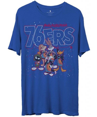 Men's Royal Philadelphia 76Ers Space Jam 2 Home Squad Advantage T-shirt $18.80 T-Shirts