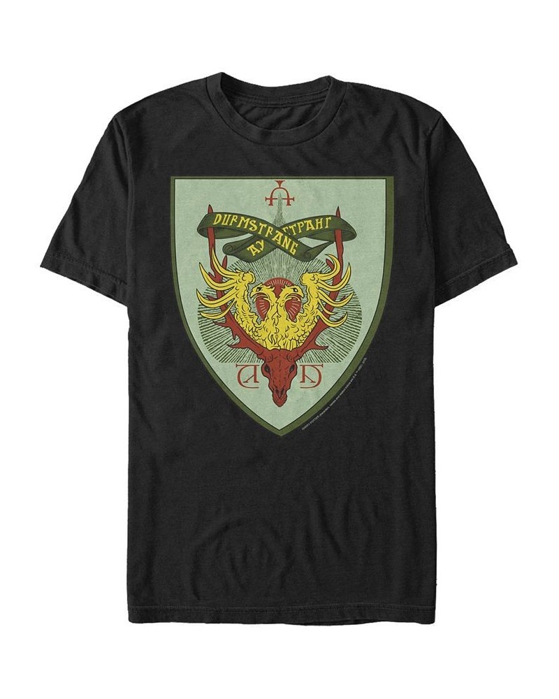 Harry Potter Men's Durmstrang Crest Short Sleeve T-Shirt $18.89 T-Shirts