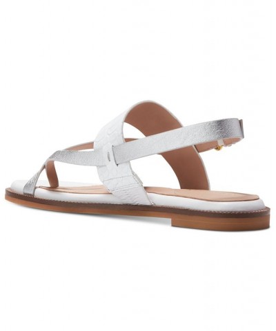 Women's Anica Lux Slingback Sandals White $58.50 Shoes