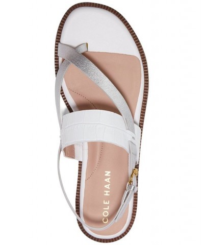 Women's Anica Lux Slingback Sandals White $58.50 Shoes