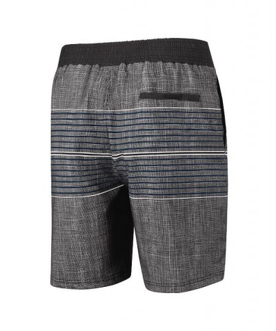 Men's Charcoal New York Yankees Horizon Volley Swim Trunks $35.39 Swimsuits