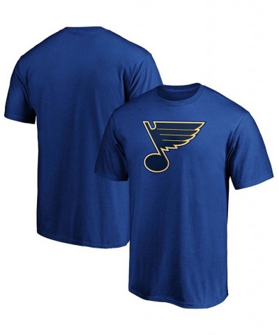 Men's Blue St. Louis Blues Team Primary Logo T-shirt $14.57 T-Shirts