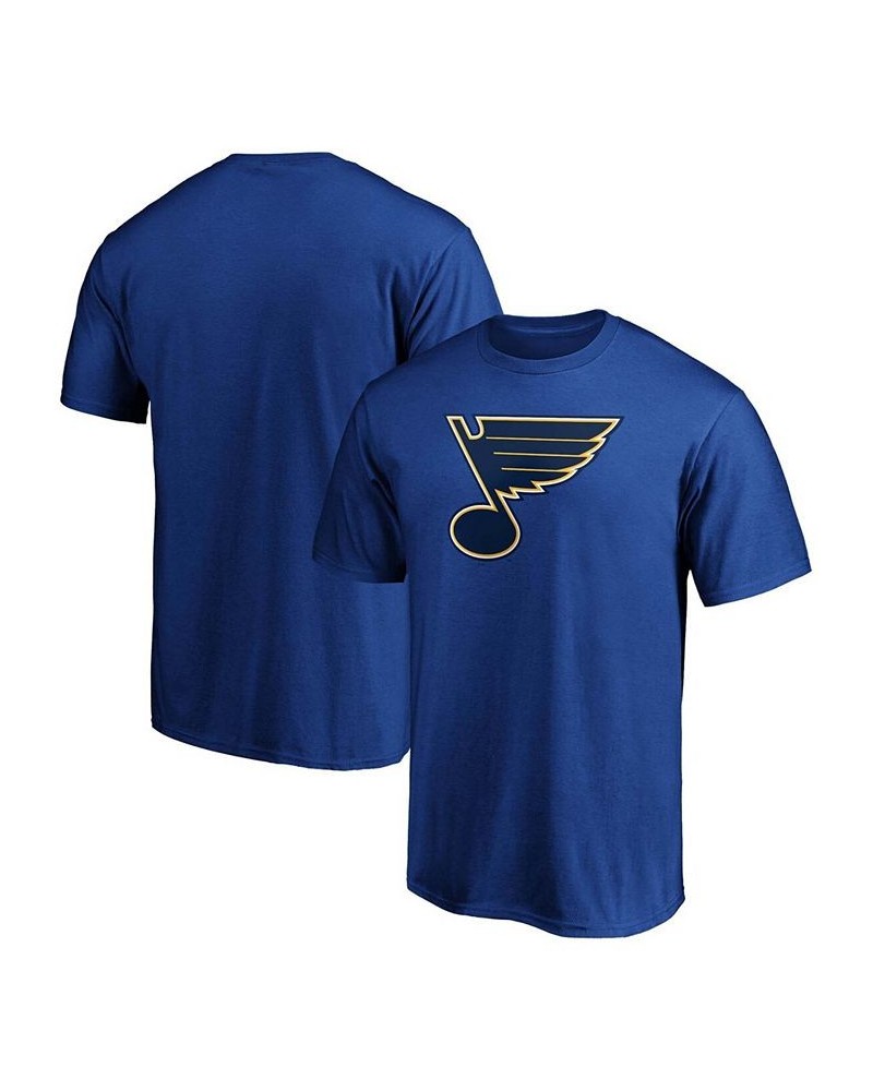 Men's Blue St. Louis Blues Team Primary Logo T-shirt $14.57 T-Shirts