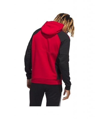 Men's Red Atlanta United FC Travel Pullover Hoodie $44.00 Sweatshirt