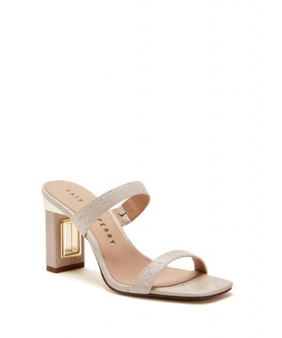 Women's The Hollow Slip-on Heel Sandal Tan/Beige $52.36 Shoes