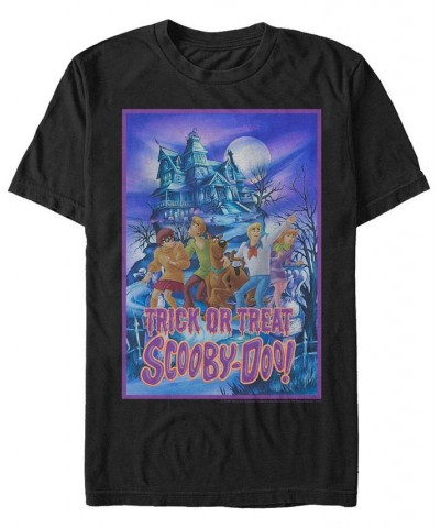 Scooby-Doo Men's Trick or Treat Poster Short Sleeve T-Shirt $14.00 T-Shirts