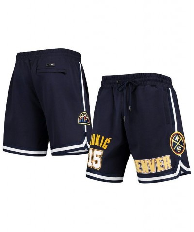 Men's Nikola Jokic Navy Denver Nuggets Team Player Shorts $48.00 Shorts