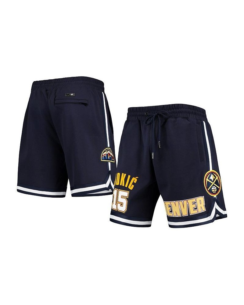 Men's Nikola Jokic Navy Denver Nuggets Team Player Shorts $48.00 Shorts