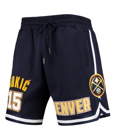 Men's Nikola Jokic Navy Denver Nuggets Team Player Shorts $48.00 Shorts