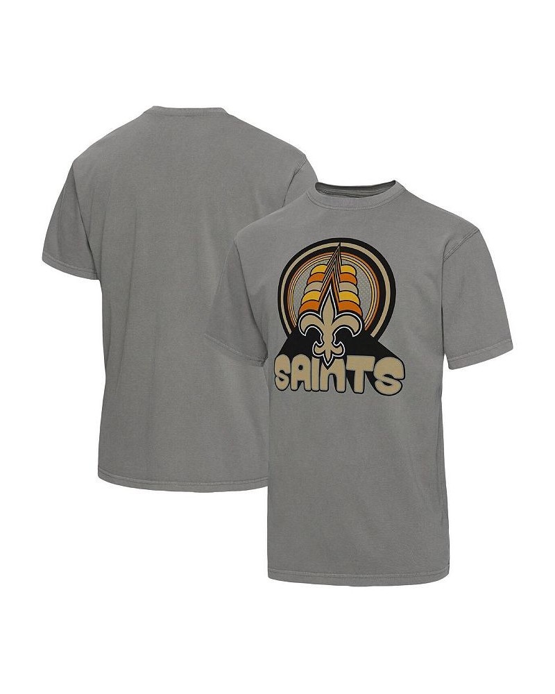 Men's Graphite New Orleans Saints Wonderland Infinity Vibe T-shirt $29.99 T-Shirts