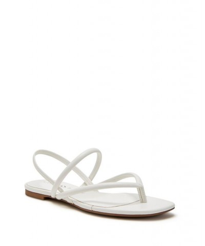 Women's The Claire Sling Back Sandals White $40.94 Shoes