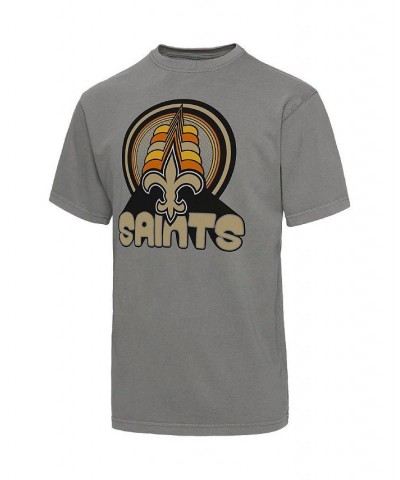 Men's Graphite New Orleans Saints Wonderland Infinity Vibe T-shirt $29.99 T-Shirts