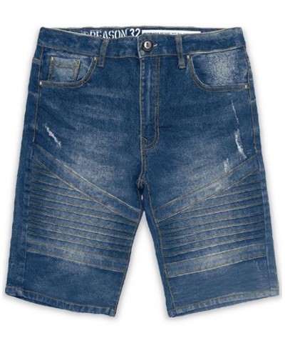 Men's Beaters Denim Shorts Blue $15.60 Shorts