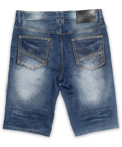 Men's Beaters Denim Shorts Blue $15.60 Shorts