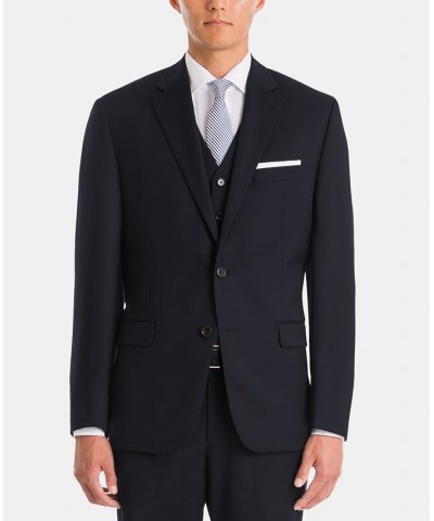 Men's UltraFlex Classic-Fit Navy Wool Suit Jacket $72.25 Suits