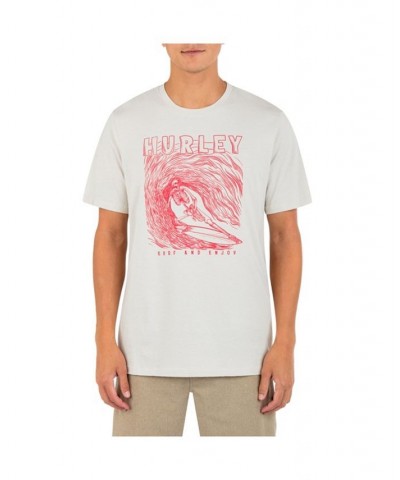 Men's Everyday Surfing Skelly Short Sleeve T-shirt White $15.36 T-Shirts