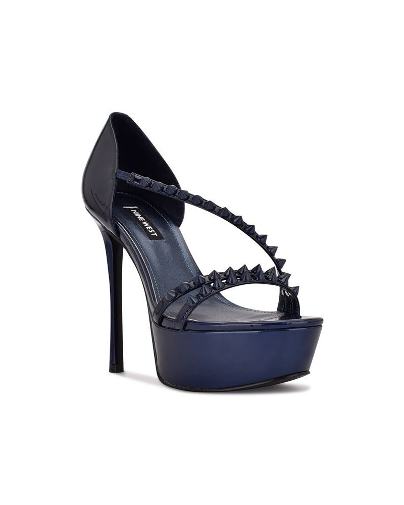 Women's Fabla Dress Sandals Blue $40.46 Shoes