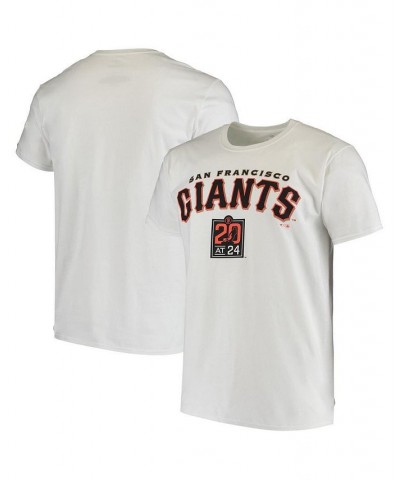 Men's Branded White San Francisco Giants Classic 20 at 24 T-shirt $25.79 T-Shirts