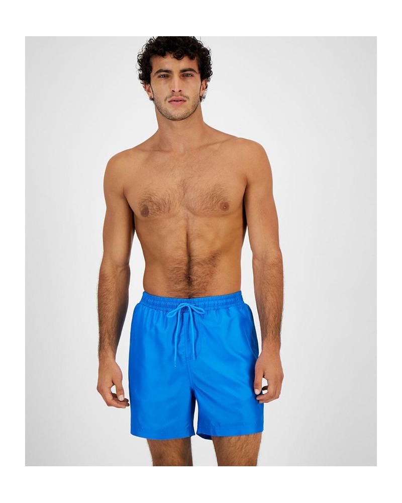 INC Men's Regular-Fit Quick-Dry Solid 5" Swim Trunks PD05 $17.39 Swimsuits