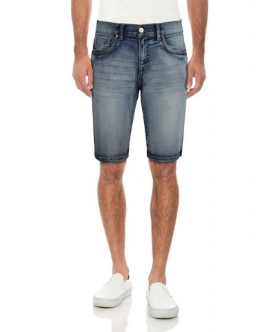 Men's Cultura Saddle Stitch Denim Shorts Blue $32.48 Shorts