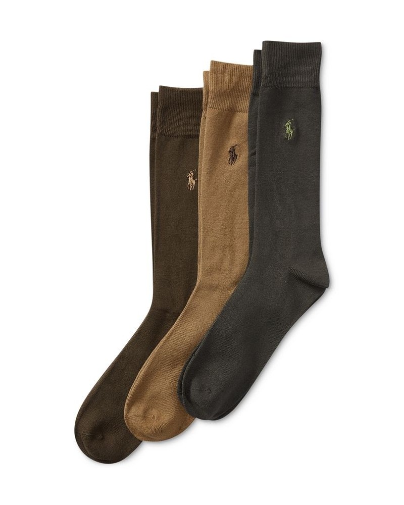 Men's 3 Pack Super-Soft Dress Socks Tan/Beige $20.40 Socks