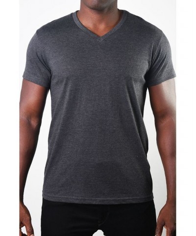 Men's Basic V-Neck Tee Dark Gray $14.40 T-Shirts