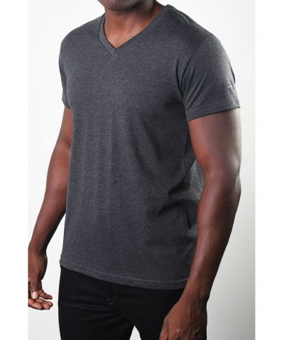 Men's Basic V-Neck Tee Dark Gray $14.40 T-Shirts