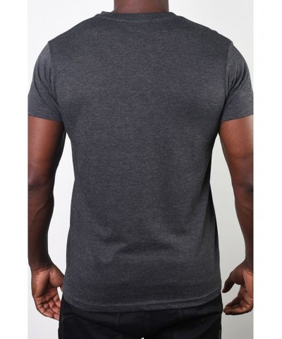 Men's Basic V-Neck Tee Dark Gray $14.40 T-Shirts