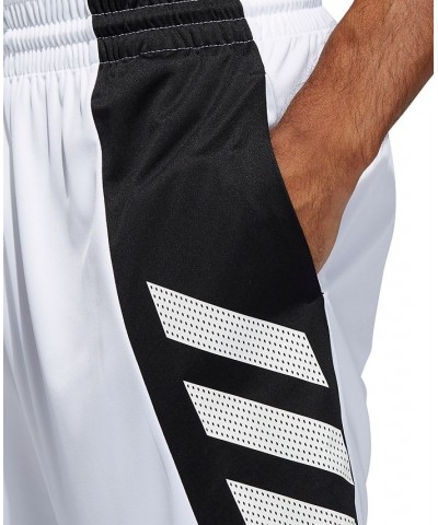 Men's Aeroready Pro Madness Basketball Shorts White $11.48 Shorts