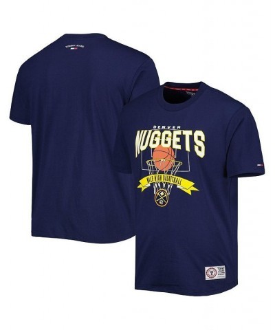 Men's Navy Denver Nuggets Tim Backboard T-shirt $23.10 T-Shirts