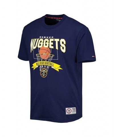 Men's Navy Denver Nuggets Tim Backboard T-shirt $23.10 T-Shirts