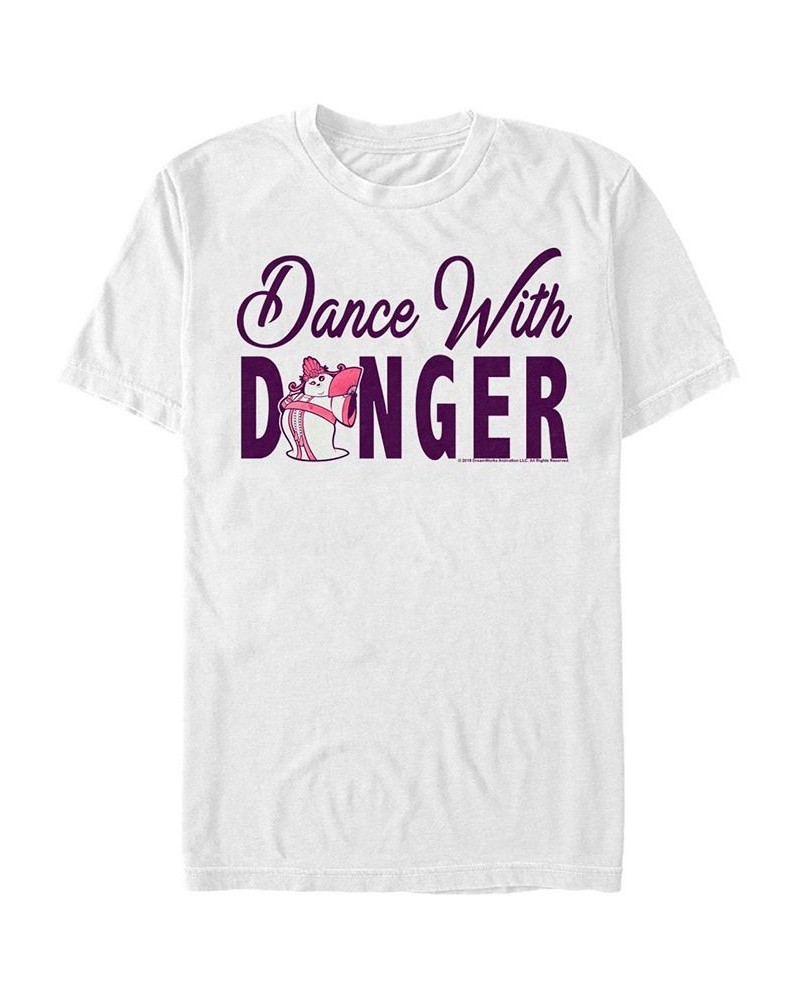 Kung Fu Panda Men's Mei Mei Dance with Danger Short Sleeve T-Shirt White $20.64 T-Shirts