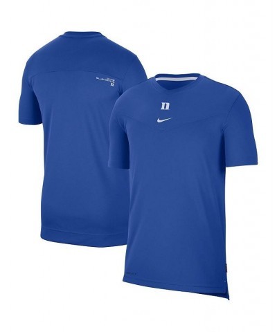 Men's Royal Duke Blue Devils 2021 Sideline Football Coaches Performance Top $19.35 T-Shirts