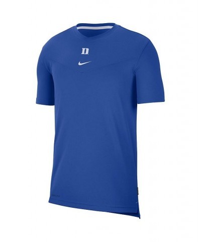 Men's Royal Duke Blue Devils 2021 Sideline Football Coaches Performance Top $19.35 T-Shirts