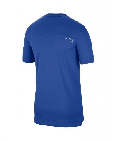 Men's Royal Duke Blue Devils 2021 Sideline Football Coaches Performance Top $19.35 T-Shirts