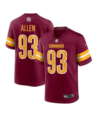 Men's Jonathan Allen Burgundy Washington Commanders Game Jersey $47.08 Jersey