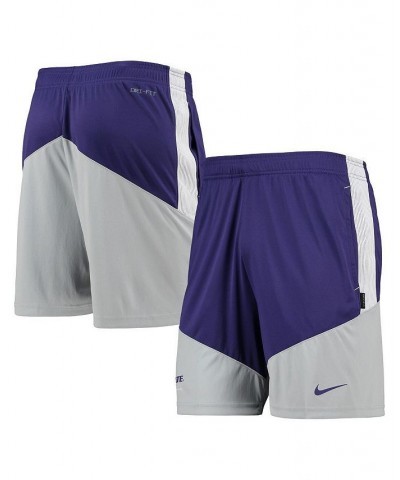 Men's Purple, Gray Kansas State Wildcats Performance Player Shorts $23.09 Shorts