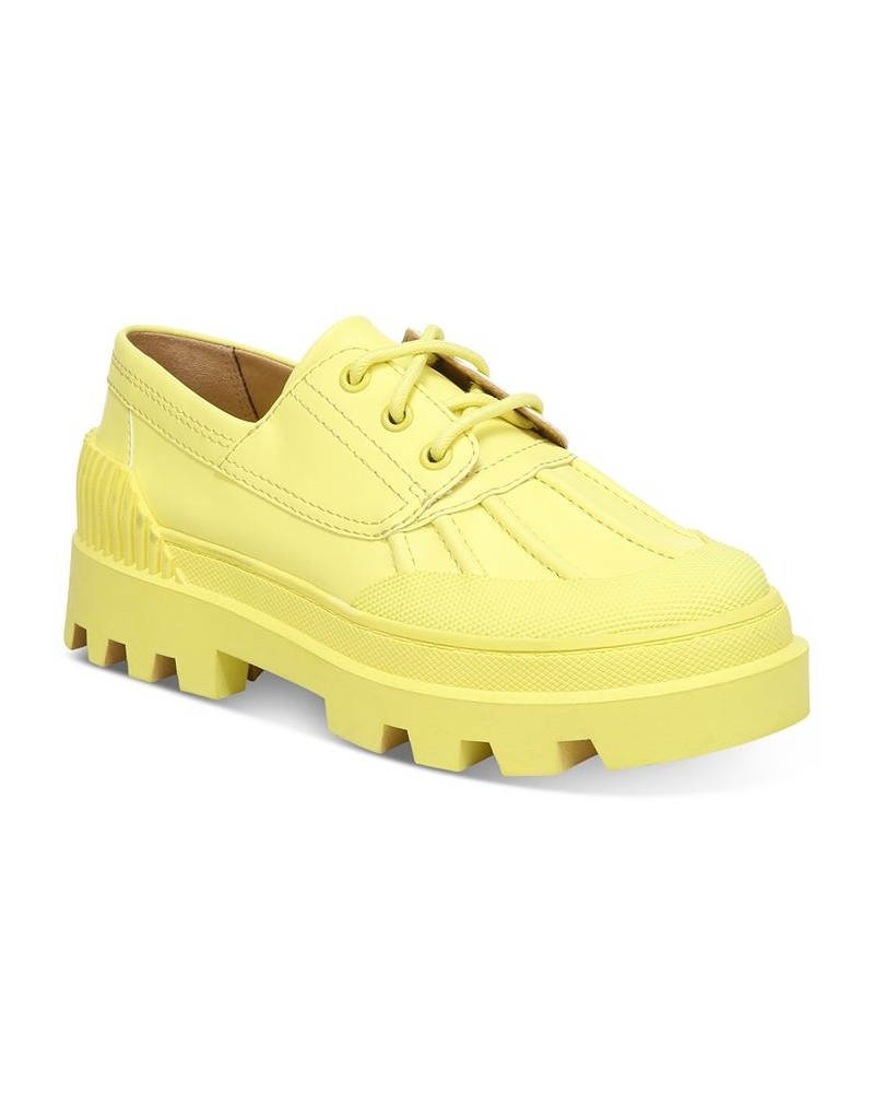 Circus by Sam Edelman Women's Isa Lug Sole Oxford Flats Yellow $45.54 Shoes