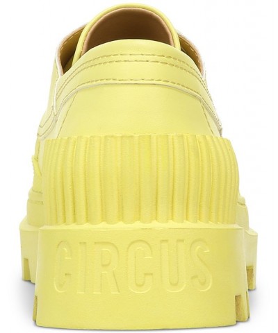 Circus by Sam Edelman Women's Isa Lug Sole Oxford Flats Yellow $45.54 Shoes