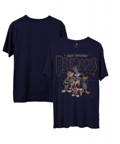 Men's Navy New Orleans Pelicans Space Jam 2 Home Squad Advantage T-shirt $16.65 T-Shirts