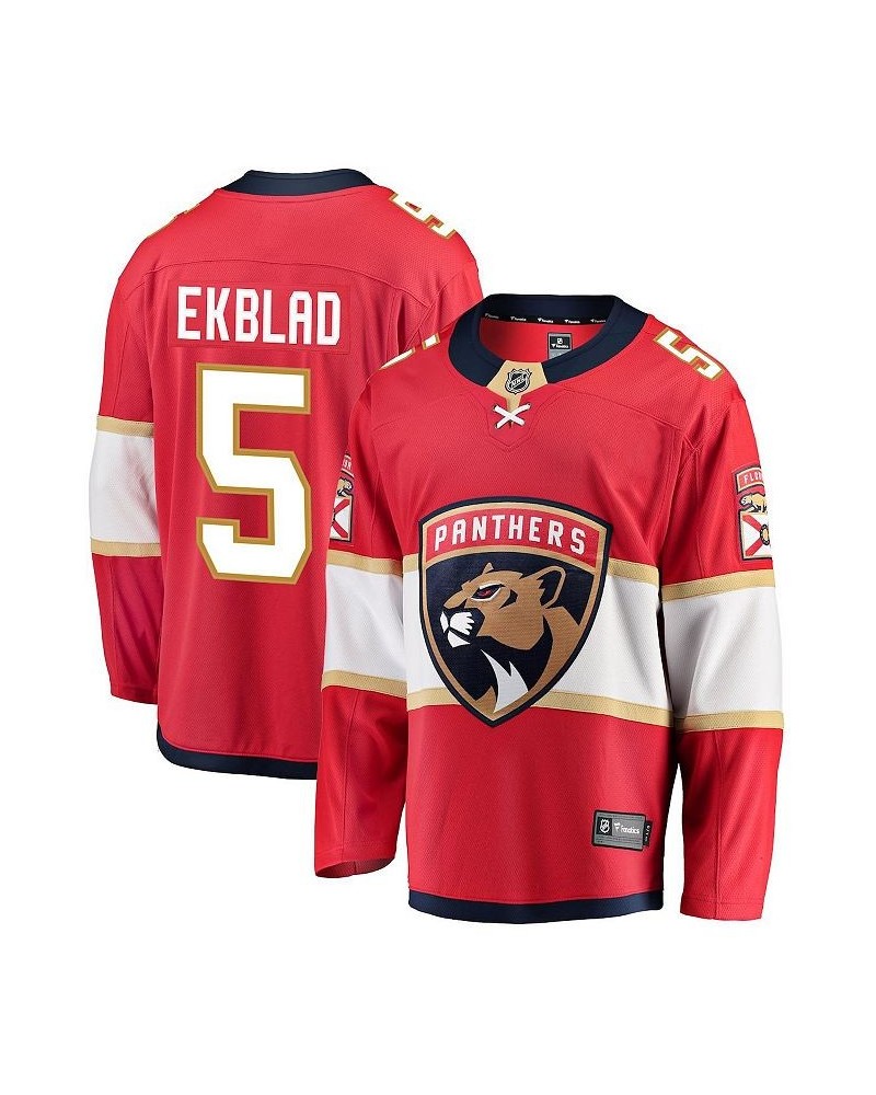 Men's Aaron Ekblad Red Florida Panthers Breakaway Player Jersey $88.80 Jersey