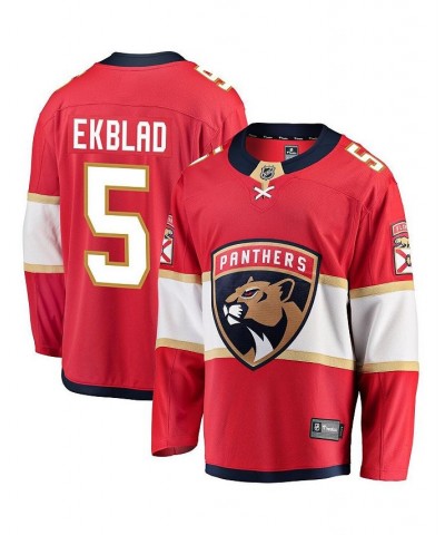 Men's Aaron Ekblad Red Florida Panthers Breakaway Player Jersey $88.80 Jersey