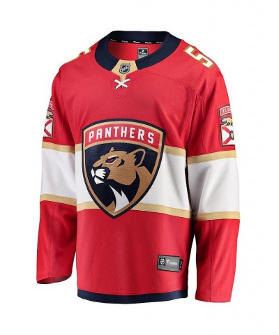 Men's Aaron Ekblad Red Florida Panthers Breakaway Player Jersey $88.80 Jersey