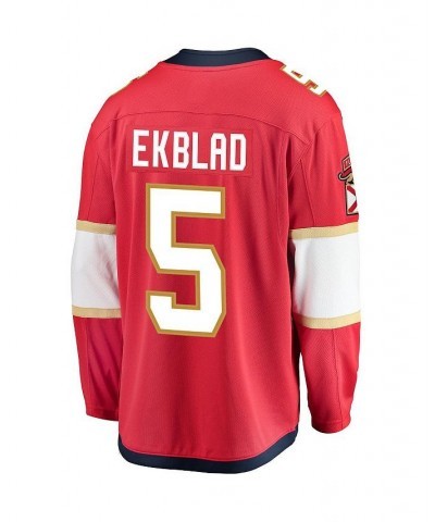 Men's Aaron Ekblad Red Florida Panthers Breakaway Player Jersey $88.80 Jersey