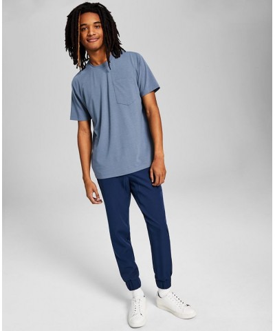 Men's Soft Touch Pocket T-Shirt Blue $11.46 T-Shirts